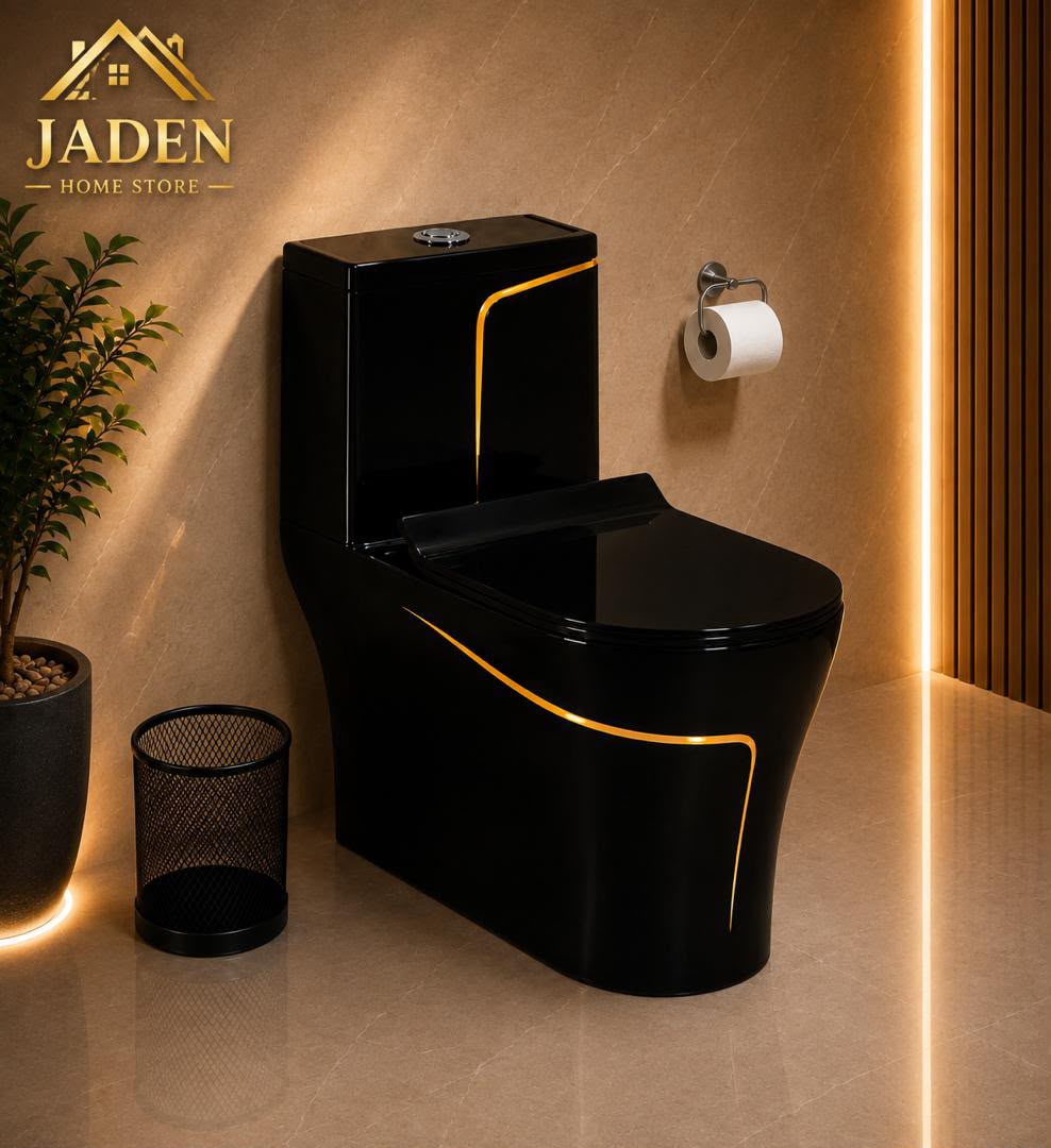 Premium One-Piece Marble-Finish Toilet view 14