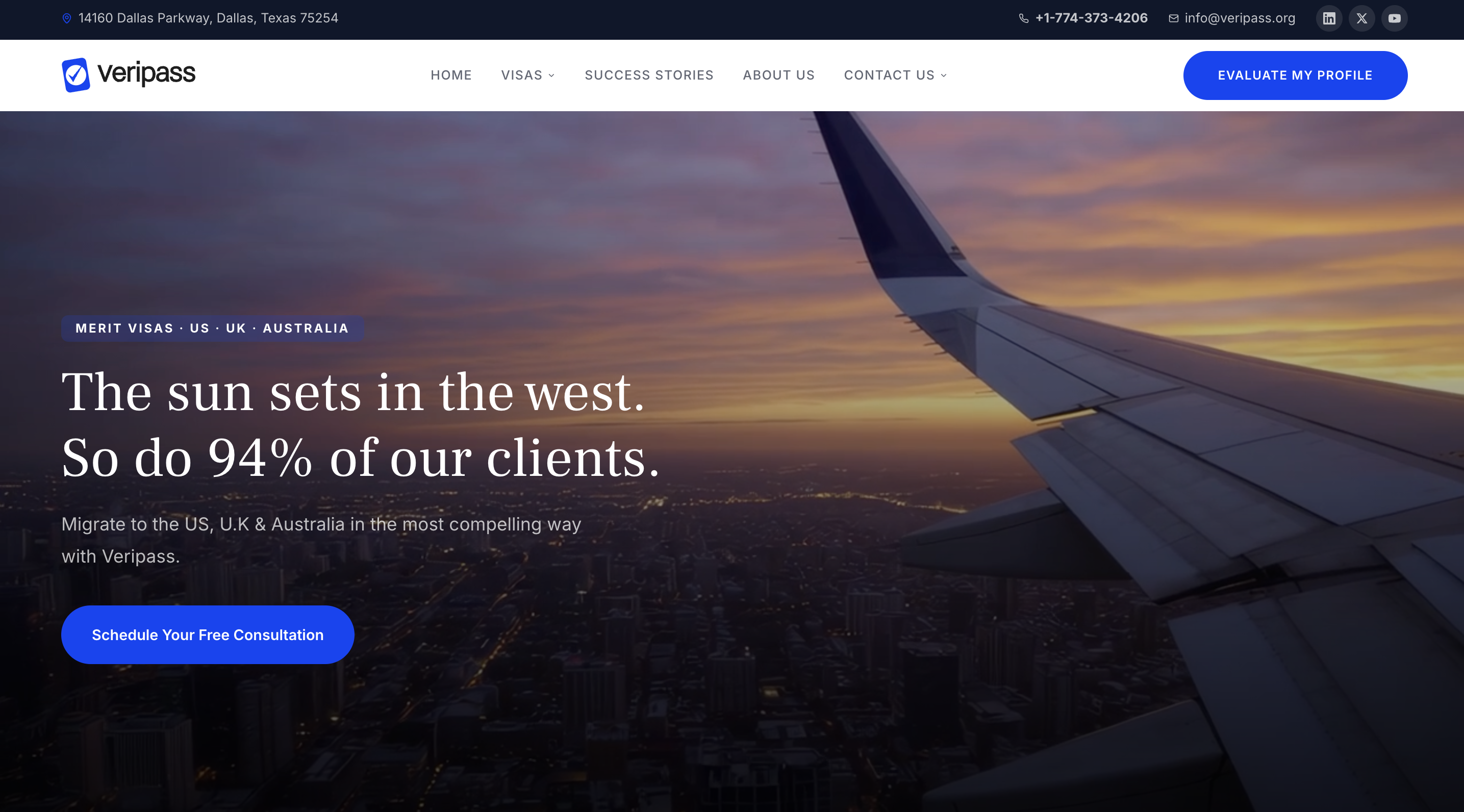 US Visa & Immigration Service Platform