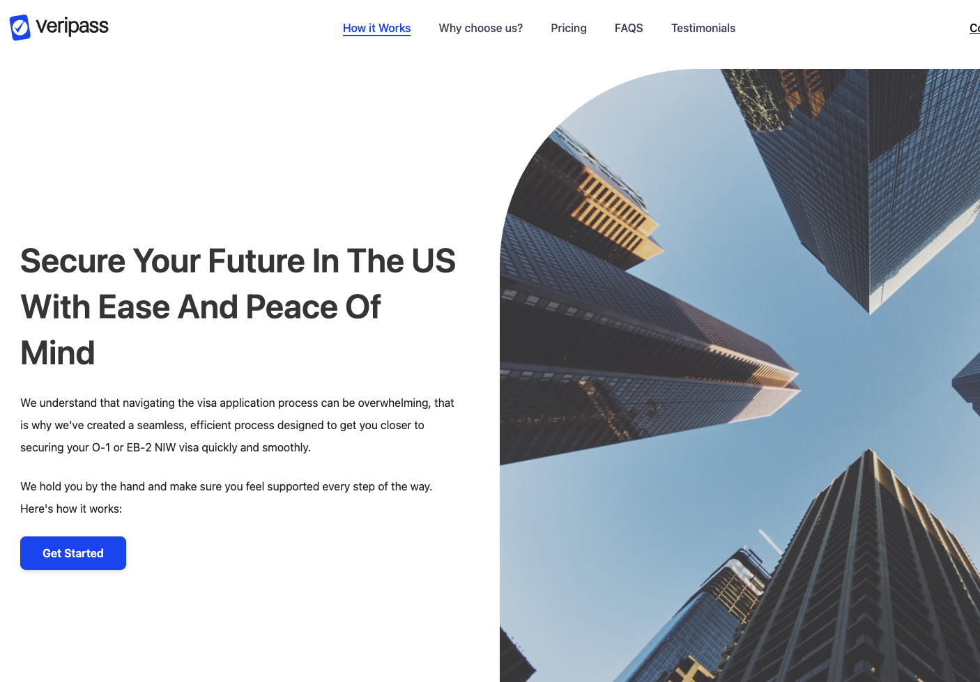 US Visa & Immigration Service Platform screenshot 1