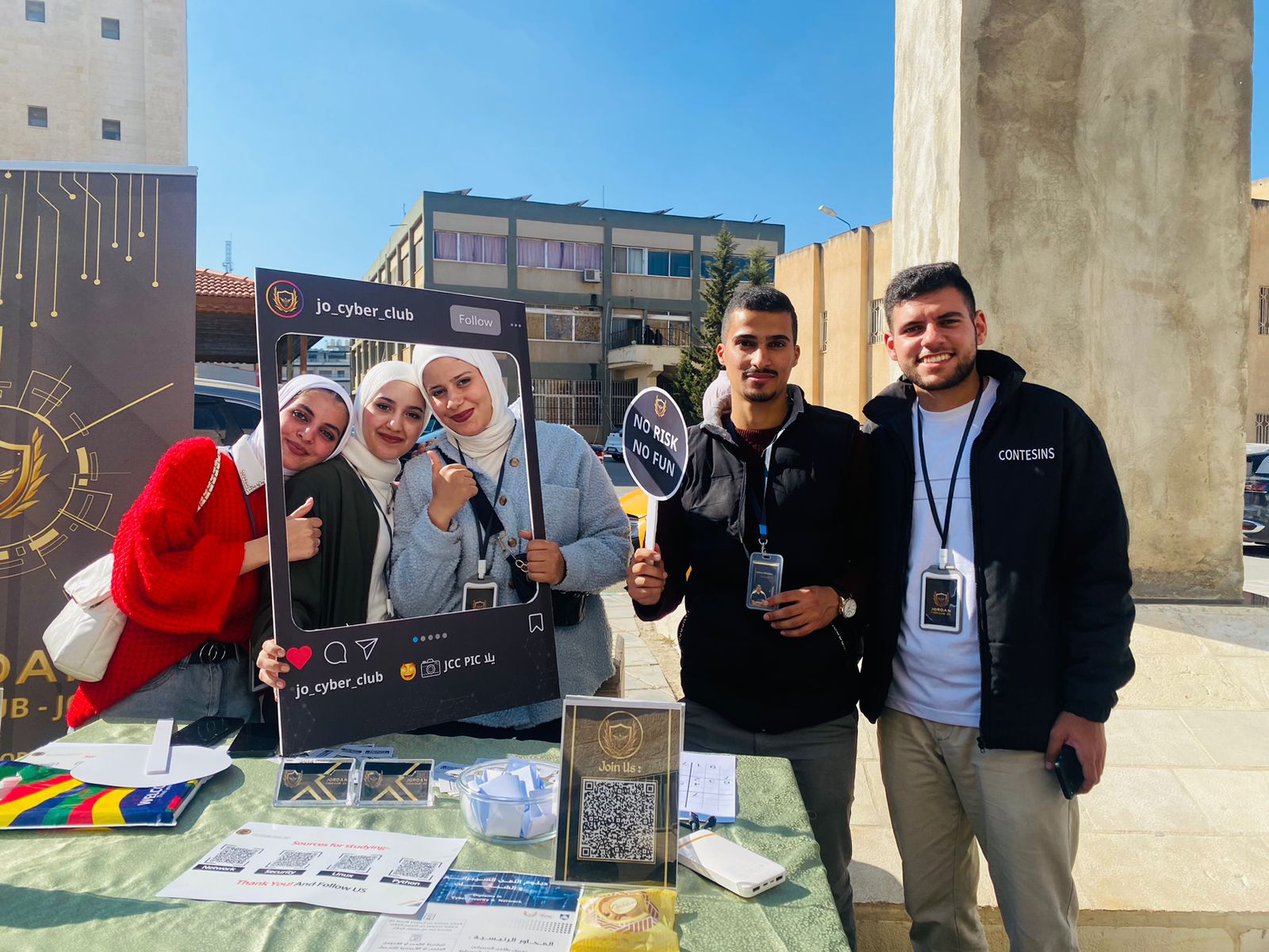 At the Yarmok University Robot Day