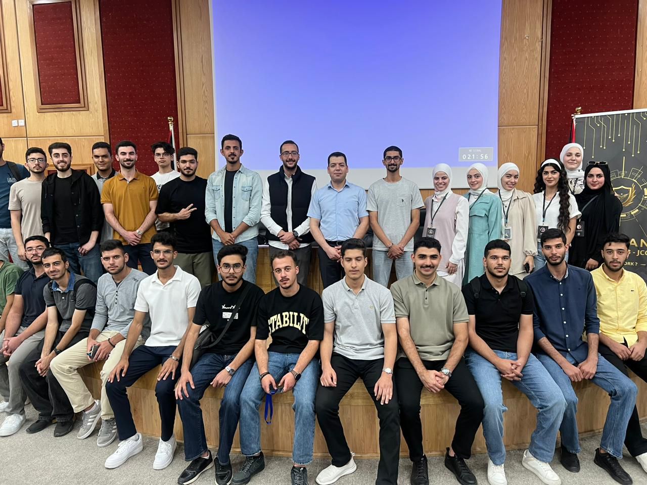 ورشة Blue team مع الرائد المهندس علي البطوش