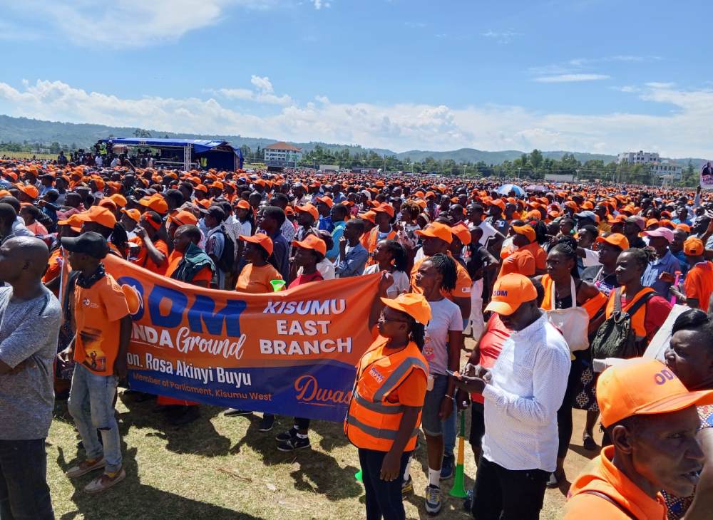 Thousands Flood Kisumu as ODM Stages Major Rally to Rebuild Grassroots Momentum