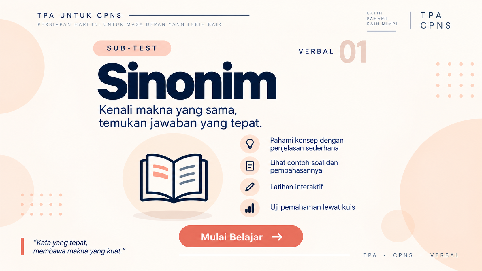 Sinonim - Kenali Makna yang Sama, Temukan Jawaban yang Tepat