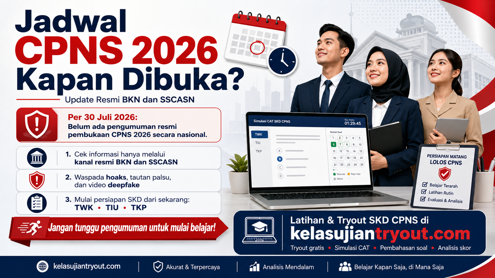 Jadwal CPNS 2026 Kapan Dibuka? Update BKN dan SSCASN