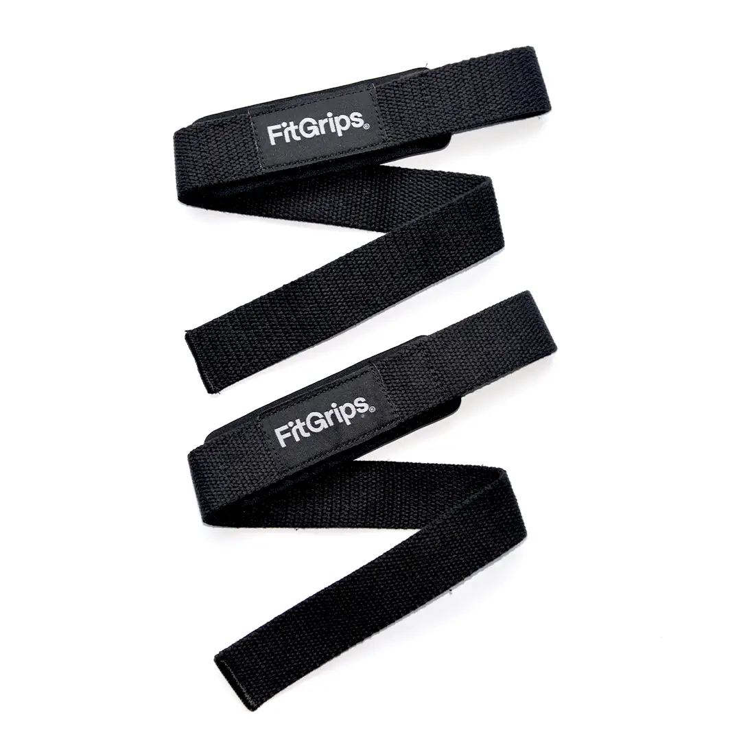 black lifting straps