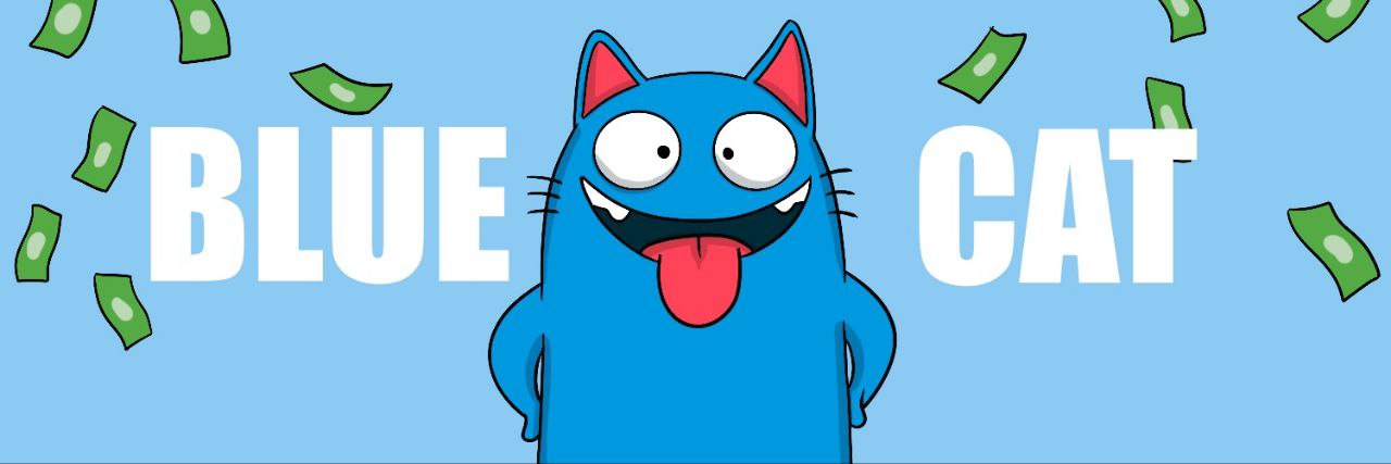 Based Blue Cat logo