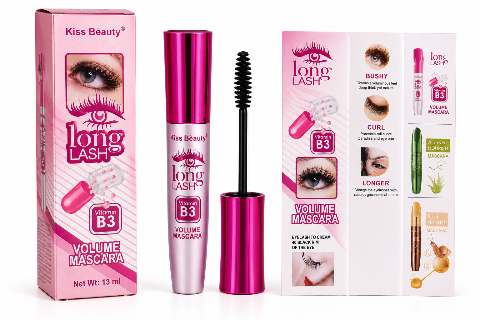 Mascara Waterproof à la Vitamine B3