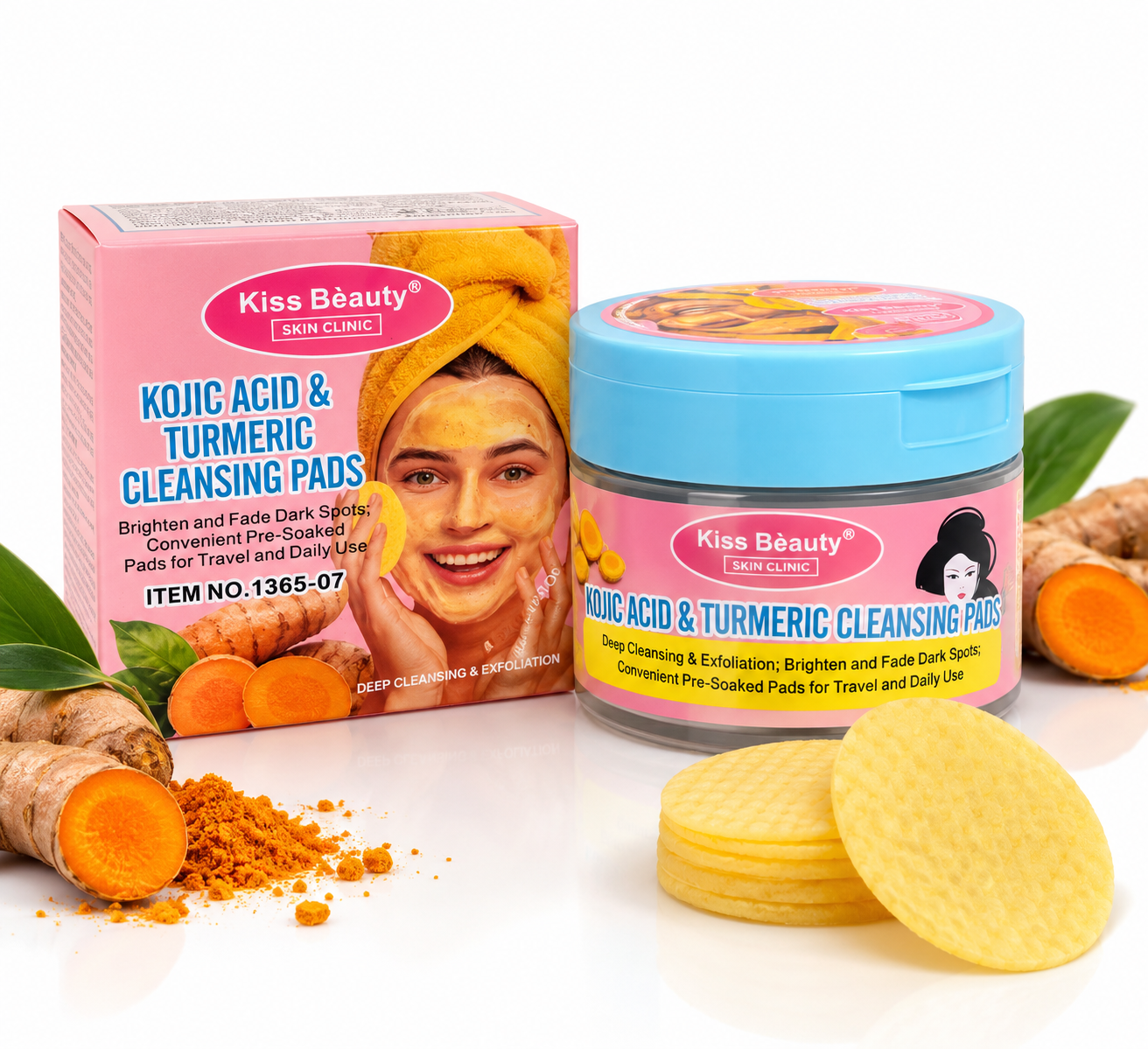 Kojic Acid & Turmeric Cleansing Pads