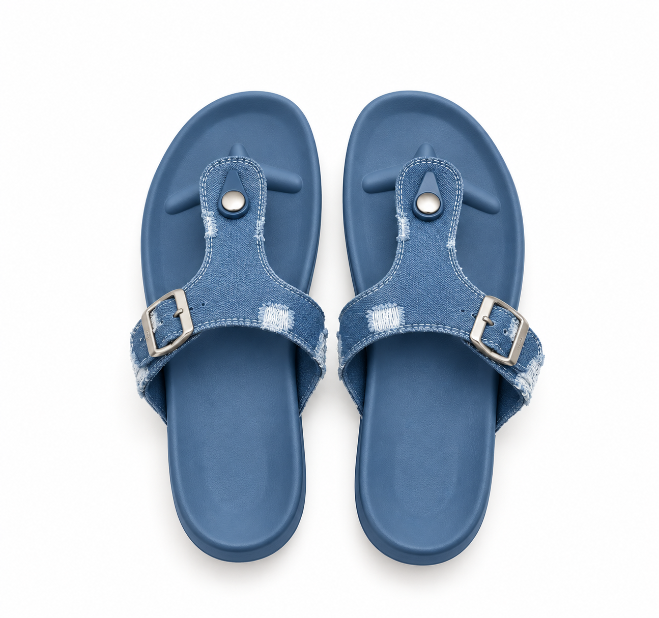 Denim Slides Light Blue