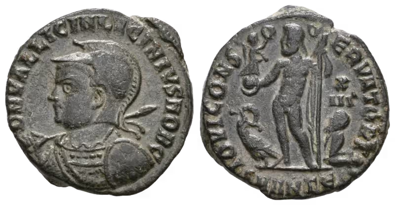Monnaie romaine en bronze – Licinius I (308–324 apr. J.-C.), Antioche