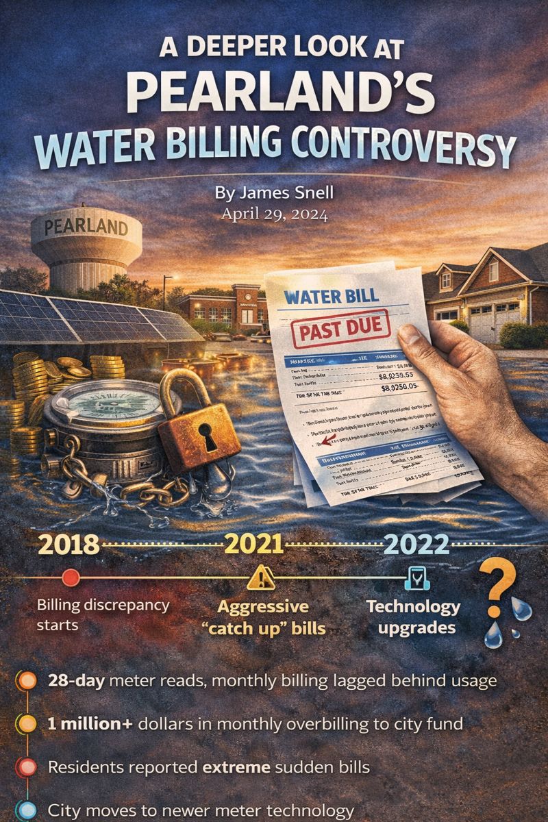 💧 A Deeper Look at Pearland’s Water Billing Issues By James Snell