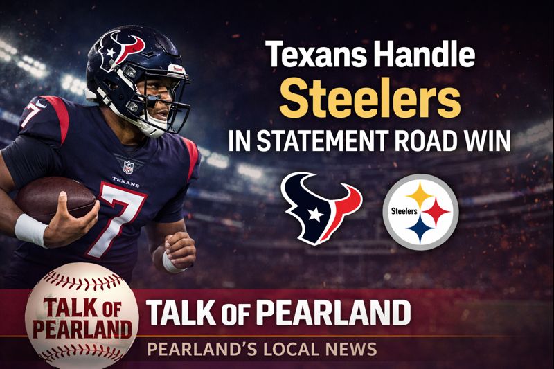 Texans Handle Steelers in Statement Road Win By James Snell 