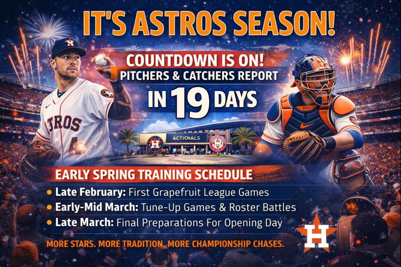 With the Texans Done, Houston Turns the Page — It’s Officially Astros Season 🚀