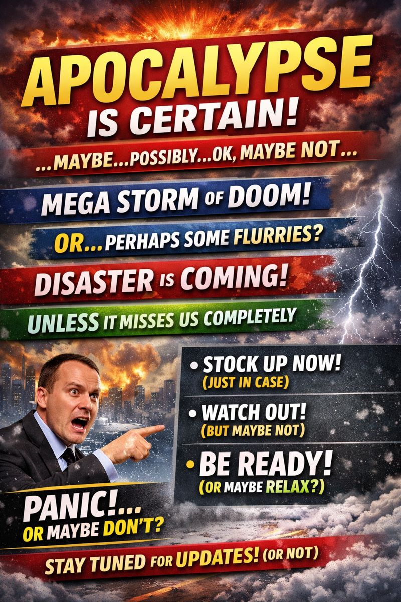 Why Local TV Weather Hypes Every Cold Front (And Why Pearland Keeps Falling for It)