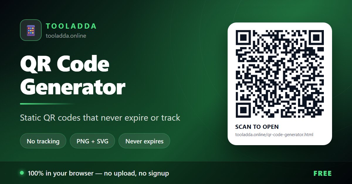 Free QR Code Generator
