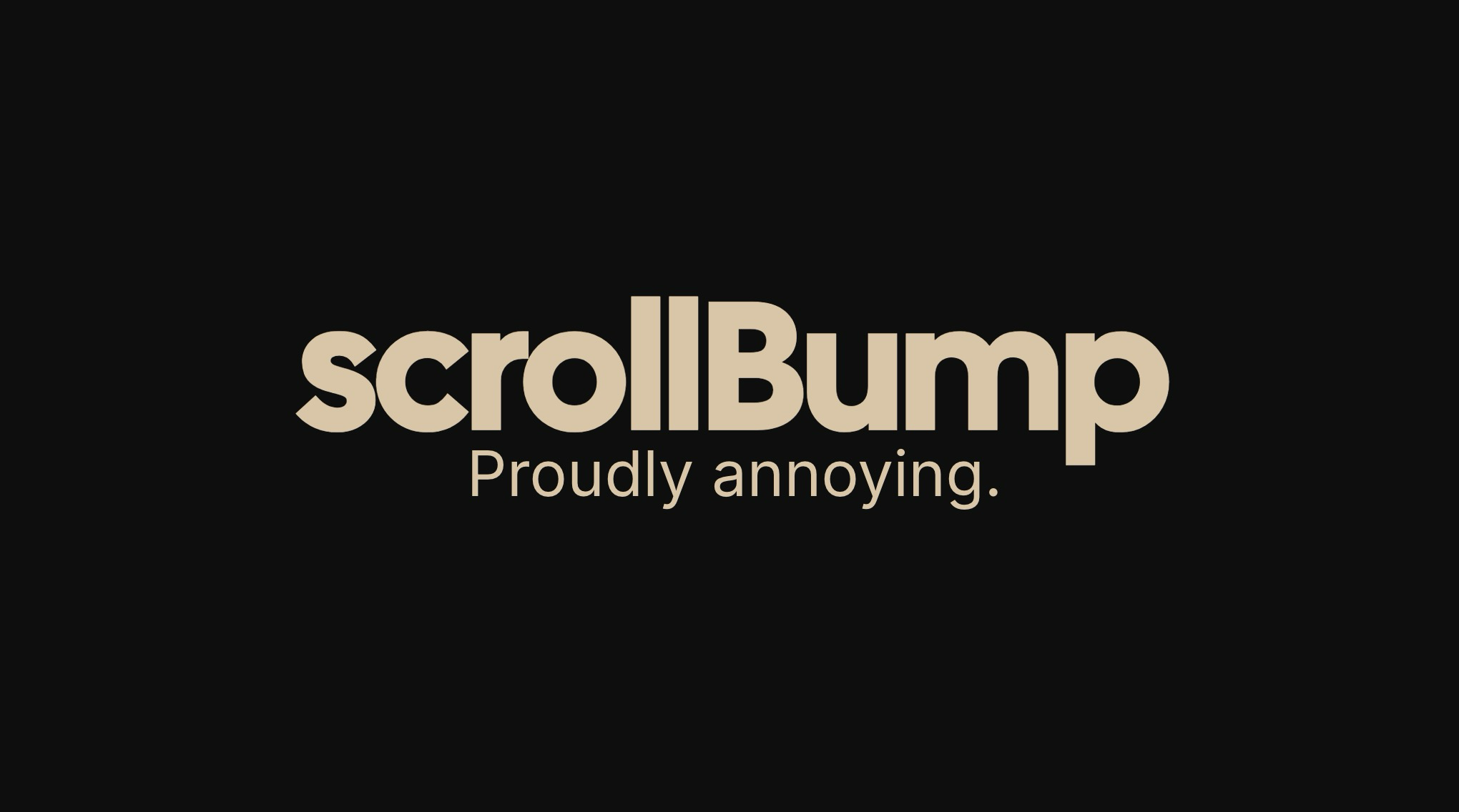 ScrollBump: Reduce Screen Time