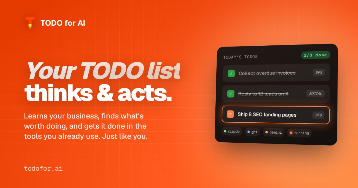 TODO for AI