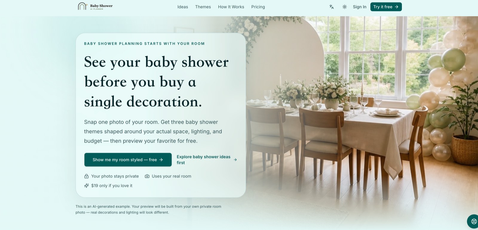 BabyShower AI Planner