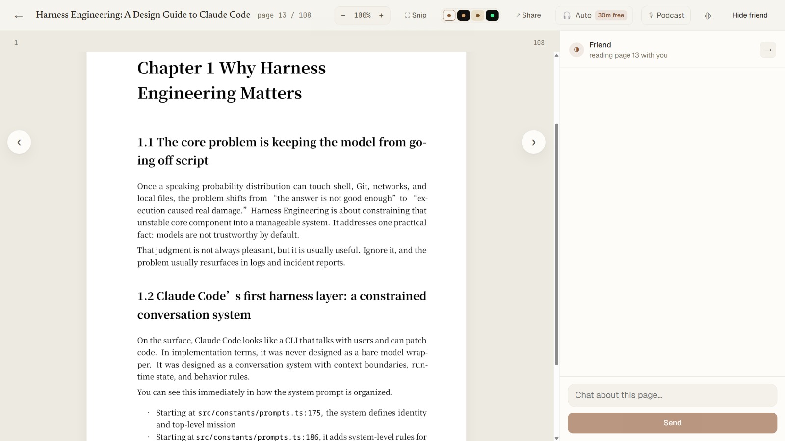 AI PDF Reader – Active Reading Companion
