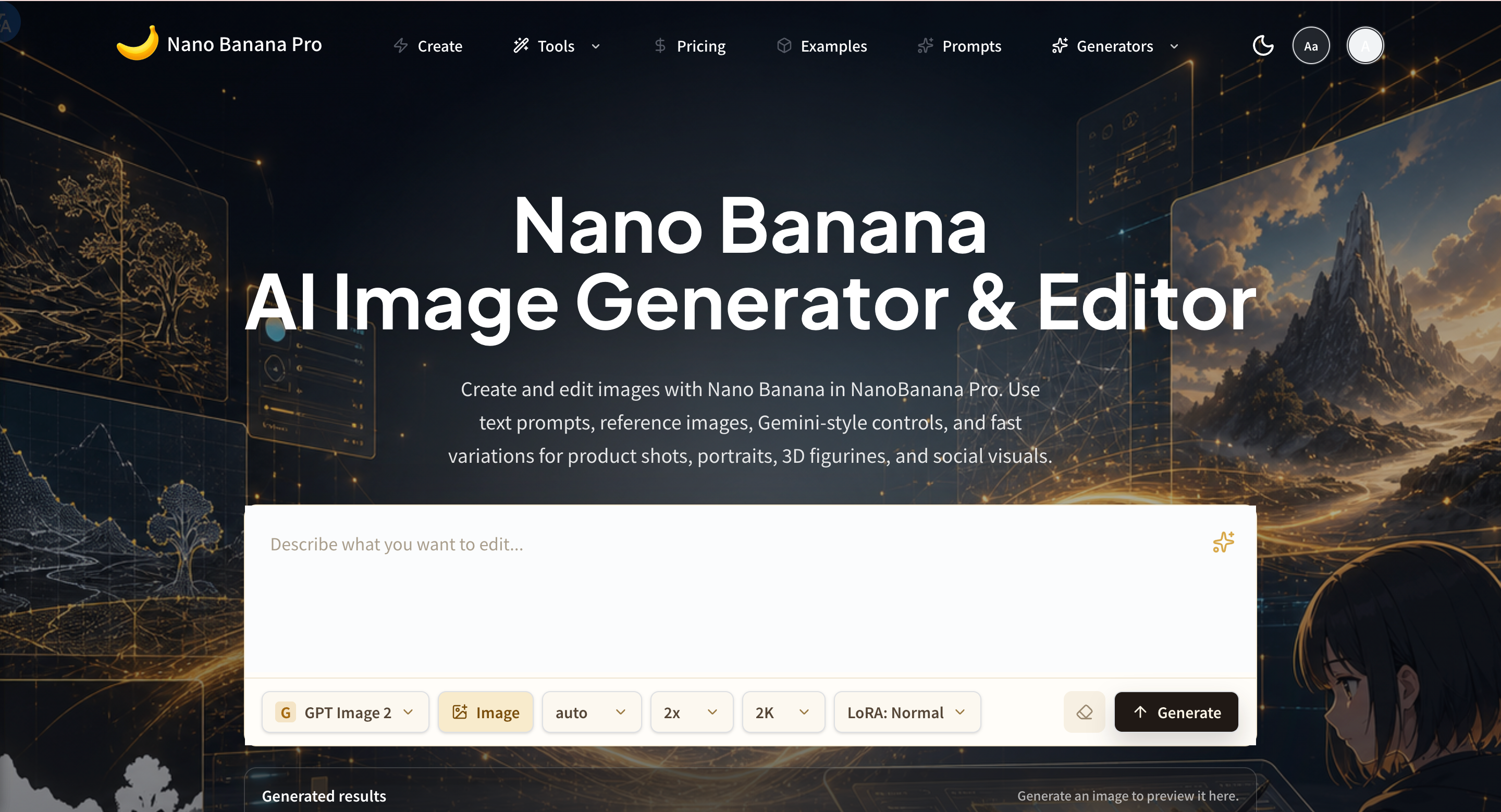 Nano Banana Pro max AI Image Generator
