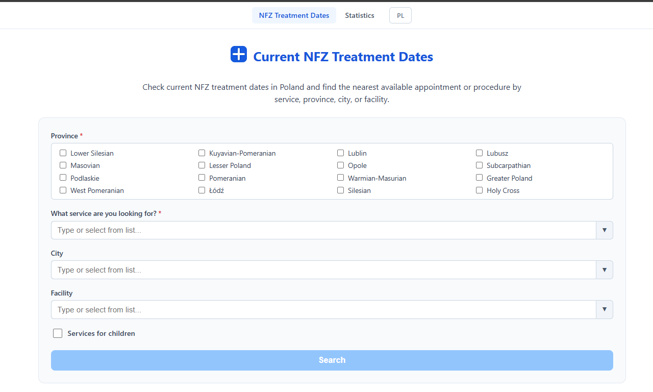 Current Treatment Dates