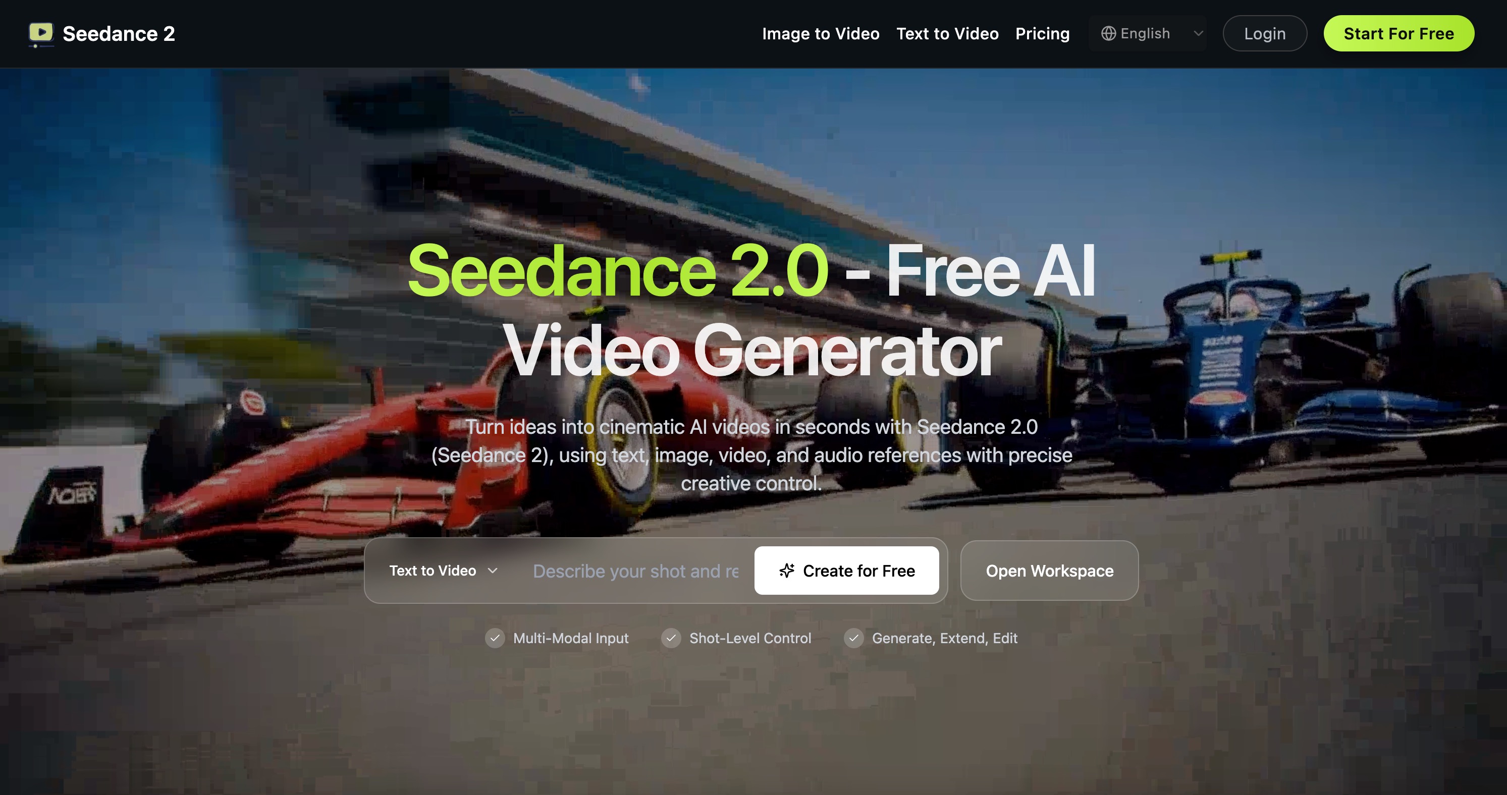 Seedance 2.0 AI Video Generator