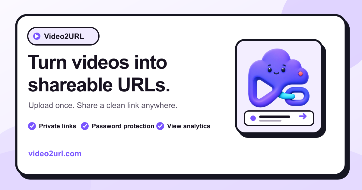 Video to URL Converter