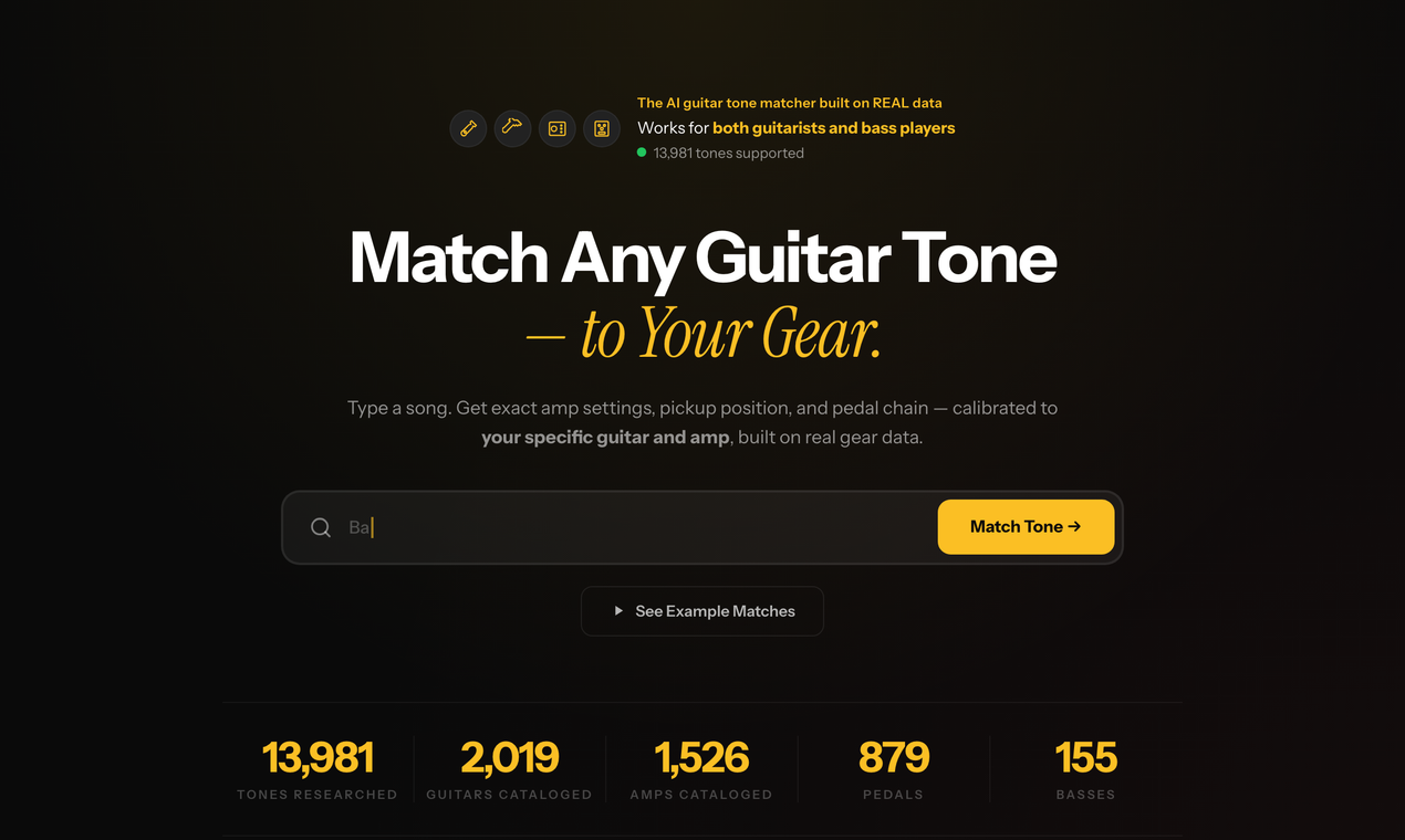 Match Any Guitar Tone