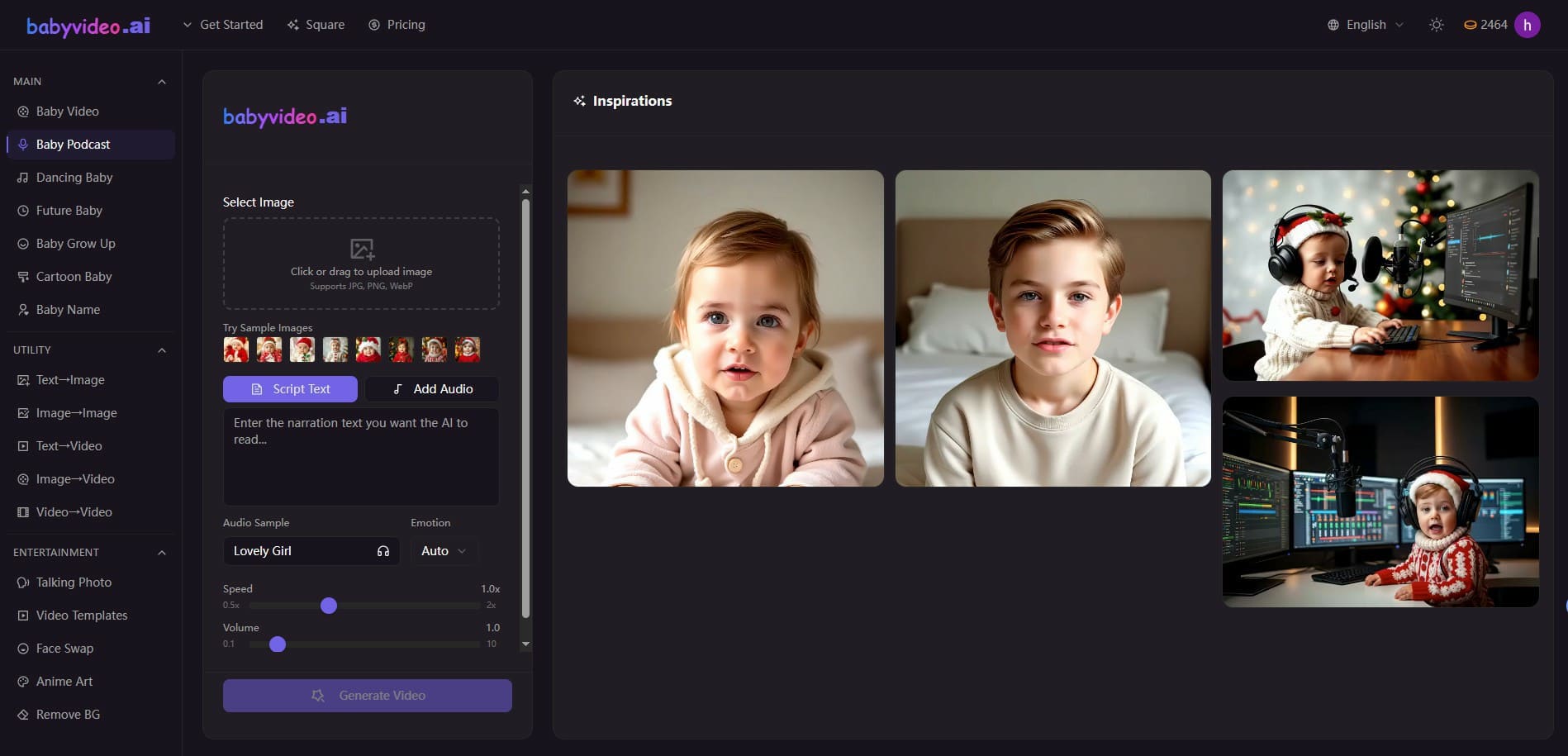 Free AI Baby Video Generator