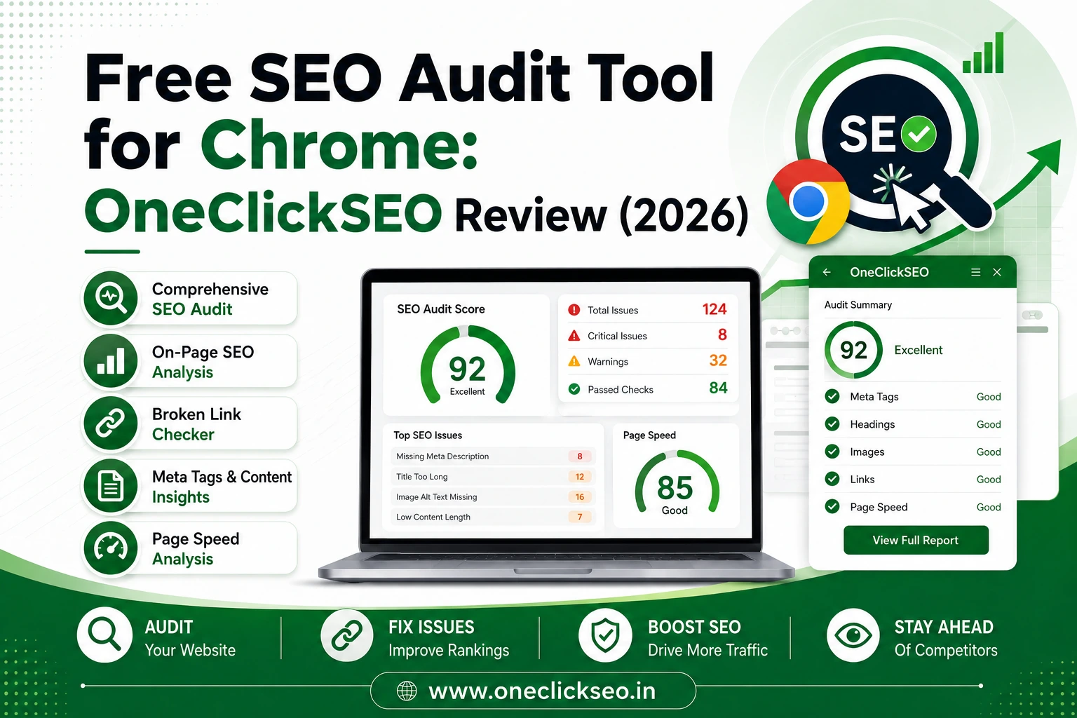Free SEO Audit Tool for Chrome: OneClickSEO Review (2026)